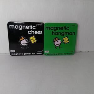 goplay‎ magnetic games for travel  Hangman and Chess